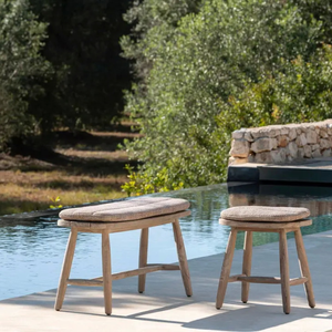 Furniture Faye Modern Solid Wood Bench with Durable <b>Foam</b> Seat-Eco-Friendly Outdoor <b>Seating</b> for Parks and Gardens - Product Image 2