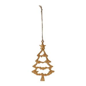 Ornement de Noël en métal à suspendre, pièce décorative durable pour arbre d'intérieur et événements festifs - Product Image 2