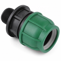 Raccord rapide mâle en PP pour irrigation agricole – Plusieurs tailles disponibles