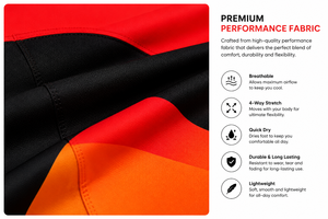 Custom Red Black Orange Men’s <b>Surf</b> Board Shorts Quick Dry Swim Trunks Sublimation Printed Beach Water Sports Shorts OEM ODM - Product Image 5