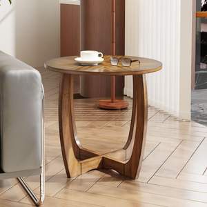 Mesa Auxiliar Minimalista de Madera con Líneas Limpias, Textura Natural y Diseño que Ahorra Espacio - Product Image 3