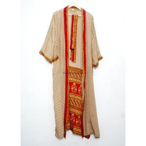 Robe Kimono Vintage en Soie à Motifs Floraux pour Femme, Peignoir Thermique pour le Bain, Tenue de Plage Estivale, Maillot de Bain, Vêtement de Nuit/Domestique - Product Image 2