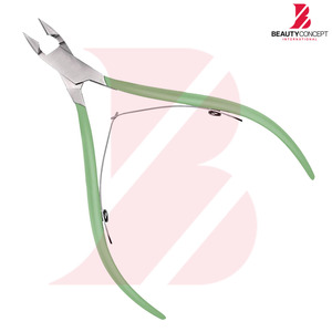 กรรไกรตัดหนังกำพร้าสีเขียวพาสเทล ด้ามจับนุ่ม สแตนเลสสตีล ตัดเล็บได้อย่างแม่นยำ อุปกรณ์ทำเล็บมืออาชีพ - Product Image 3