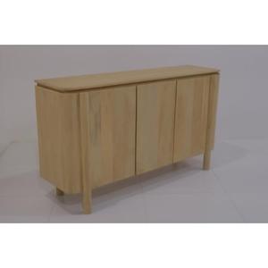 Solid Mango European Design <b>Sideboard</b> Buffet Cabinet 4 Doors Pillar Legs Modern Living Room <b>Storage</b> Furniture (4 ft Capacity) - Product Image 4