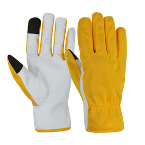 Gants de travail en cuir de chèvre pleine fleur de haute qualité, taille XL, résistants à la chaleur, aux étincelles et aux chocs, robustes - Product Image 1
