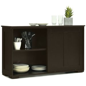 Credenza in Metallo Antico con Ripiano Regolabile per Stoccaggio in Sala da Pranzo - Product Image 2