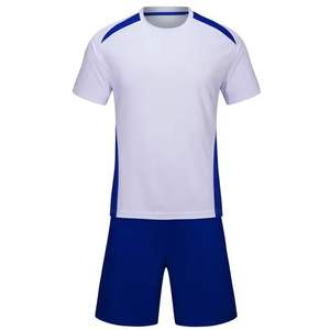 Maillots de football, ensemble uniforme, manches courtes, col en V, polyester/coton, imprimé, anti-UV, respirant, coupe régulière - Product Image 5