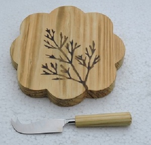 Planche à fromage 2026 très vendue avec couteau, écologique, pour cuisine et hôtel, planche à découper fruits et légumes - Product Image 4