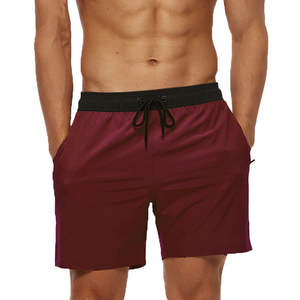 Shorts deportivos de poliéster para hombre con logotipo y diseño personalizados al por mayor, shorts 2 en 1 para correr. - Product Image 3