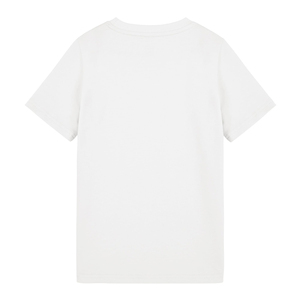 Camiseta Básica Unisex de Algodón Blanco para Regreso a Clases, Manga Corta, Cuello Redondo, para Niños y Niñas - Product Image 2