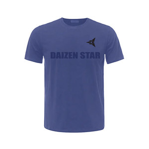Daizen Star Men's Short Sleeve T-Shirt Regular Fit Neck Casual Knitted Polyester Tee Letter Print Front Logo Eco-Friendly - Product Image 1