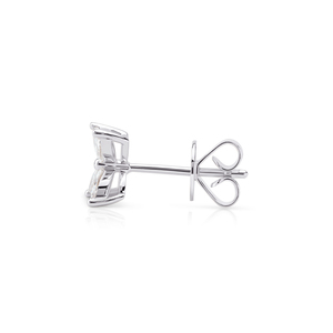 Boucles d'oreilles clous de luxe florales en or 14K avec diamant de laboratoire taille marquise 0,50 CT certifié IGI, plaqué rhodium, cadeau idéal pour mariage et soirée, bijoux raffinés - Product Image 2