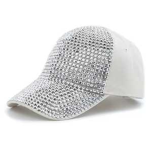 Unisex Fashion Baseball Cap With Rhinestone Adjustable Size For Casual Wear Spring And <b>Summer</b> - Product Image 3