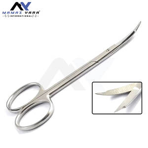 Ensemble d'instruments chirurgicaux dentaires Goldman Fox LaGrange Beebee 6 pièces en acier inoxydable, ciseaux à iris, ciseaux dentaires manuels - Product Image 2