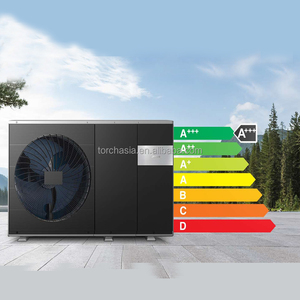 Pompa Panas Air Udara R32 4kW-16kW <span class=keywords><strong>A</strong></span>+++ ErP DC Inverter Mono Split 220V/380V Pemanas Lantai Rumah Tangga Air Panas Saniter Pintar - Product Image 6