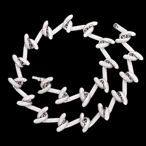 Chaîne cubaine de luxe pour homme, style hip-hop, personnalisée, avec micro-pavé de moissanite, style rappeur, bijoux de luxe - Product Image 5