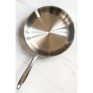 Premium Stainless Steel Frying <b>Pan</b> Heavy <b>Induction</b> Compatible Skillet Professional Grade Dishwasher Safe Cookware for Home - Product Image 2