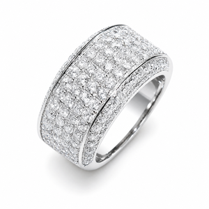 925 Silver White Gold Plated Custom Moissanite Diamond Wedding Anniversary Band Unisex Half Eternity <b>Rings</b> Hip Hop Fine Jewelry - Product Image 1