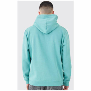 Sudadera con capucha básica para hombre, de forro polar suave, diseño de sudadera con capucha ajustable, bolsillo frontal, cómoda y para uso diario. - Product Image 6