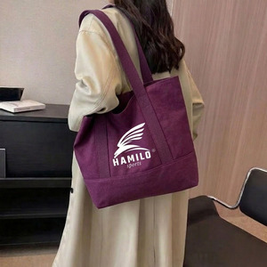 Sac fourre-tout en toile personnalisé écologique avec logo numérique/soyeux/par transfert thermique/broderie – Cadeau d'entreprise promotionnel, taille personnalisable - Product Image 6