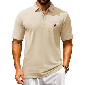 Camiseta de golf de alto rendimiento para hombre, tejido de secado rápido, diseño elástico y cómodo para sesiones de práctica - Product Image 1