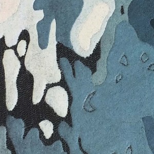 Modern Ocean Blue Hand Tufted Rug Abstract Area Rug Luxury Wool Rug Contemporary Carpet Soft Living Room Bedroom <b>Floor</b> Decor Rug - Product Image 3