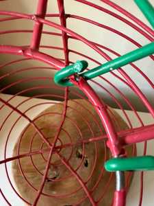 Cesta de Metal Recubierta Vintage para Recoger Huevos o Frutas, con Forma de Manzana o Tomate - Product Image 4