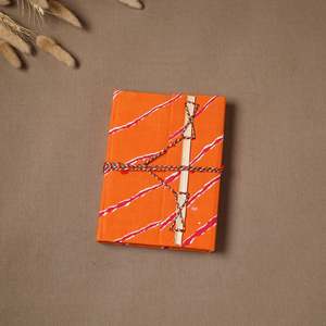 Handmade Fabric Diary Bandhani Cover Recycled Paper Notebook Pocket Journal Vintage Ethnic <b>Writing</b> Book Trip Memo <b>Pads</b> Gift DIY - Product Image 2