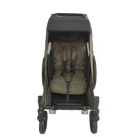 TC-2024S 3 en 1 : Remorque de vélo portable pour enfant, poussette et trottinette tout-terrain, design léger, cadre en aluminium, siège unique