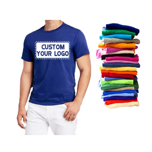 เสื้อยืดคอกลมแขนสั้นผู้ชายผ้าฝ้าย 100% พิมพ์ลายดิจิตอลสีขาวและสีดำ สั่งทำพร้อมพิมพ์โลโก้ขายส่ง - Product Image 1