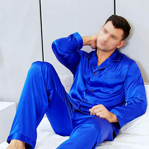 Core Collection <b>Men</b> Night Suit Short Sleeve V Neck Shorts <b>Set</b> Drawstring Soft Breathable Lightweight Summer Sleepwear Home - Product Image 3