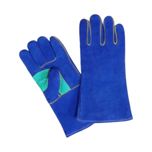Gants de sécurité en cuir de vachette pleine fleur antidérapants, durables et résistants à la chaleur, avec manchette de protection pour le soudage industriel, le hockey, le barbecue, le travail et les loisirs - Product Image 2