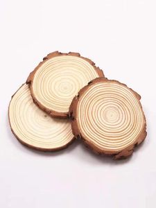 Handmade Durable Classic Wood Coaster Set-Natural Wooden <b>Drink</b> Cup & Table Coasters for Kitchen Use - Product Image 3