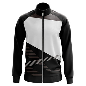 Men's Color Block <b>Racer</b> <b>Jacket</b> Zipper Stand Collar Sporty Breathable Polyester Track Outerwear Sublimation Print Autumn Wear - Product Image 1