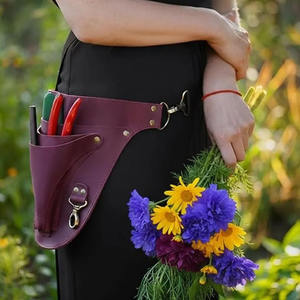 Fournisseur en gros direct d'usine OEM pour les marchés internationaux : tablier de jardinage en cuir, ceinture porte-outils pour fleuristes - Product Image 2