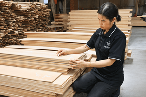 UV Oiled Chevron Parquet <b>Engineered</b> Wood <b>Flooring</b> Light Oak Design - Product Image 6