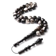Tasbih de Cuerno de Búfalo Premium, 33 Cuentas, Rosario Islámico - Product Image 4