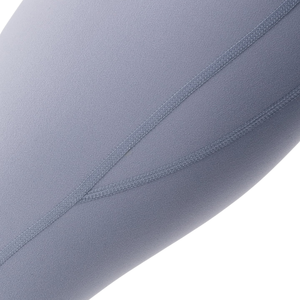 Light Gray Women's Mid Rise Fitness Leggings Soft Stretch Athletic Pants for Workout Yoga Gym Everyday Wear - Product Image 6