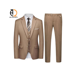 Nuevo Traje de Moda para Hombre, Cuello Clásico, Color Sólido, Corte Slim, Estilo Casual de Negocios, Traje de Padrino - Product Image 6