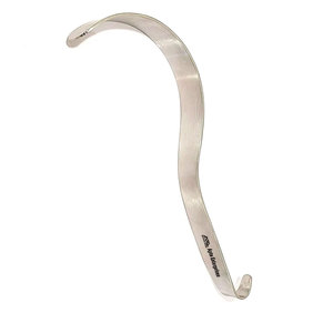 Retractor de Acero Inoxidable para Cirugía Cardíaca Pediátrica, con Hoja Plana y Mango Deaver - Product Image 2