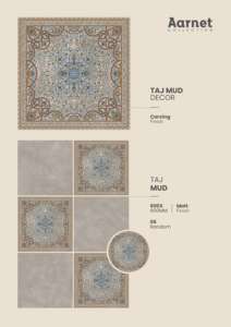 Azulejos de Porcelana de Lujo con Acabado Mate y Diseño Tallado, 600X600MM 24X24, Azulejos de Cerámica Vitrificada Premium para Proyectos de Suelos Modernos - Product Image 3