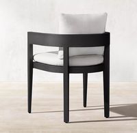 Ensemble de table à manger de patio en aluminium scandinave, meubles de jardin de luxe, résistant aux intempéries, pour restaurant en plein air