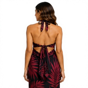 Sarong en velours respirant de haute qualité pour femme, idéal comme paréo de plage, pour les vacances, la piscine ou les centres de villégiature. - Product Image 4