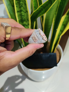 Anillo de Plata Bañado en Rodio con Diseño de Casco Espartano Iced Out, Moissanita Esmeralda, Estilo Hip Hop Bling, Joyería Masculina, Regalo - Product Image 2