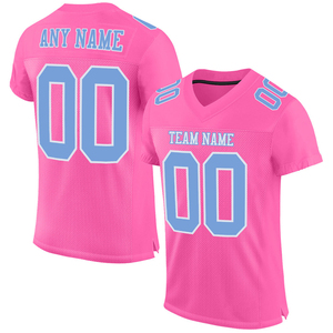 Camiseta de Fútbol Personalizada Rosa, Verde Kelly y Blanca, Malla Auténtica de Alta Calidad, Corte Recortado, Oversize para Hombre, Impresión por Sublimación - Product Image 1