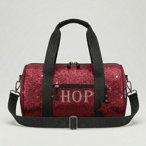 Custom color Waterproof Sport Bags Gym Bag Female Costume Glitter bag Dance Duffel Cheerleading Glitter Bag with Zipper Closure - Product Image 3
