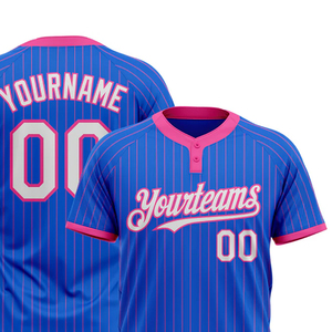 Adult Baseball Jersey Custom Team Sports Shirt Quick Dry Short Sleeve Uniform Practice Match Clothing 100% Polyester OEM ODM - Product Image 6