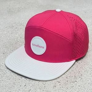 หมวกแก๊ปแบบ Snapback 7 แผง ปักลายด้านหน้า ผลิตตามสั่ง (OEM)  แบบมีรูระบายอากาศด้วยเลเซอร์ สำหรับกีฬาเบสบอล  ขายส่ง - Product Image 2