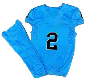 Uniformes de Fútbol Americano Personalizados para Adultos, Pantalones y Camiseta de Manga Corta con Bordado Sublimado y Tela Tackle Twill - Product Image 5