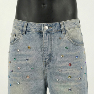 Jean droit en denim personnalisé pour homme – Qualité supérieure, style Hip Hop Gothique, streetwear hiver délavé pour homme 2026 - Product Image 6
